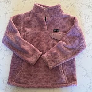 EUC Patagonia Girls Retool Fleece 7/8